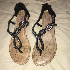 Women’s size 8 black sandals